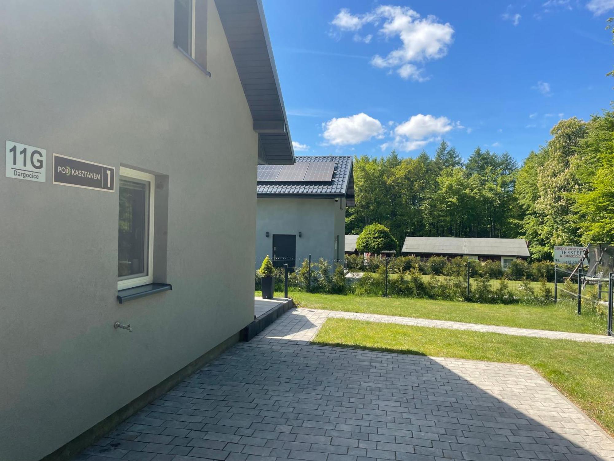 Dom Wypoczynkowy Pod Kasztanem 1 Nad Jeziorem Wartkowo Exterior photo